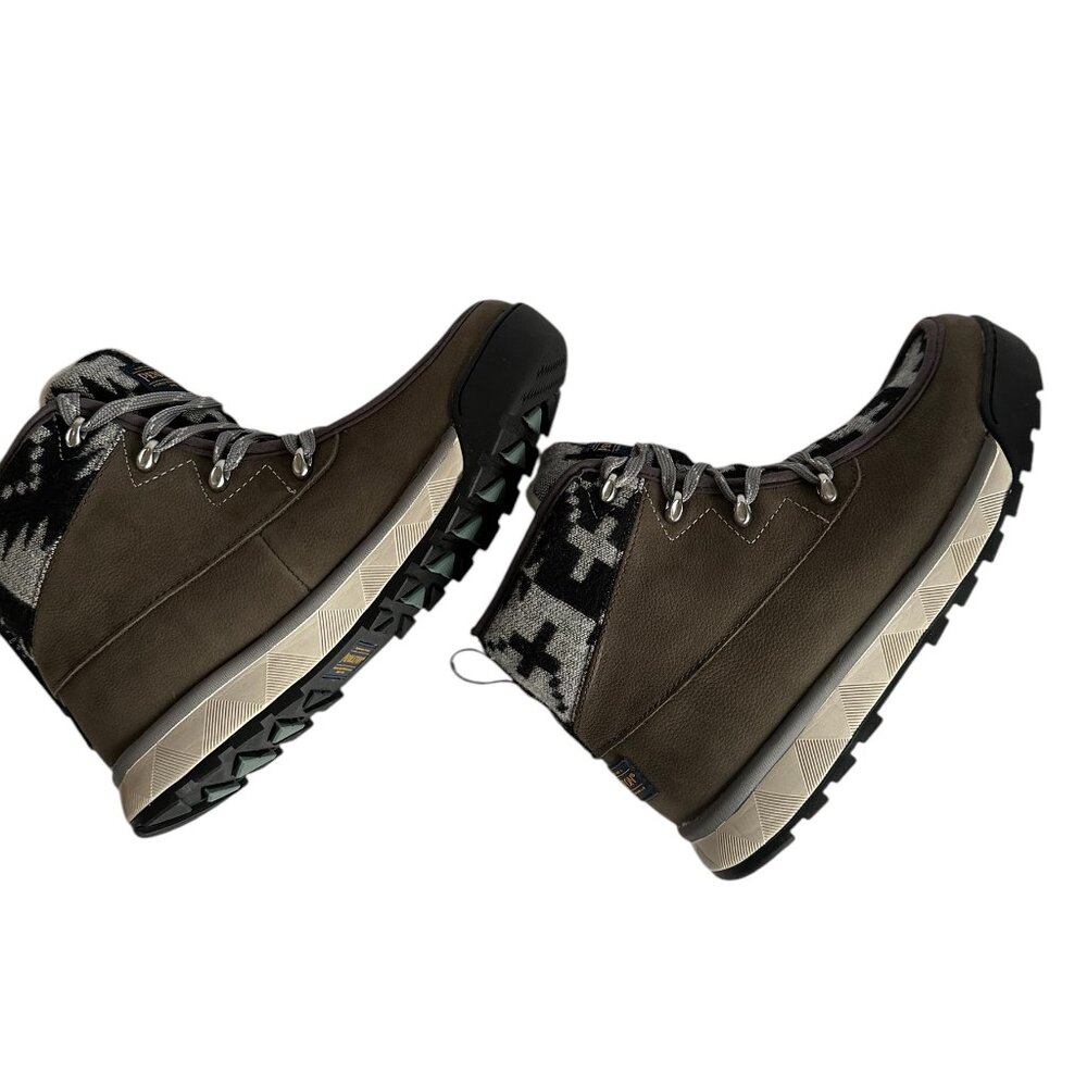 Pendleton Torngat khaki leather insulated hiking trail boots NWT Sz8 - Picture 5 of 10